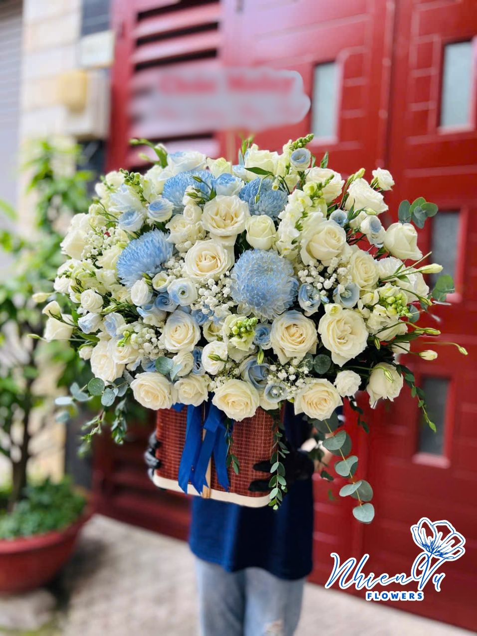 giỏ hoa sự kiện gh054 đẹp