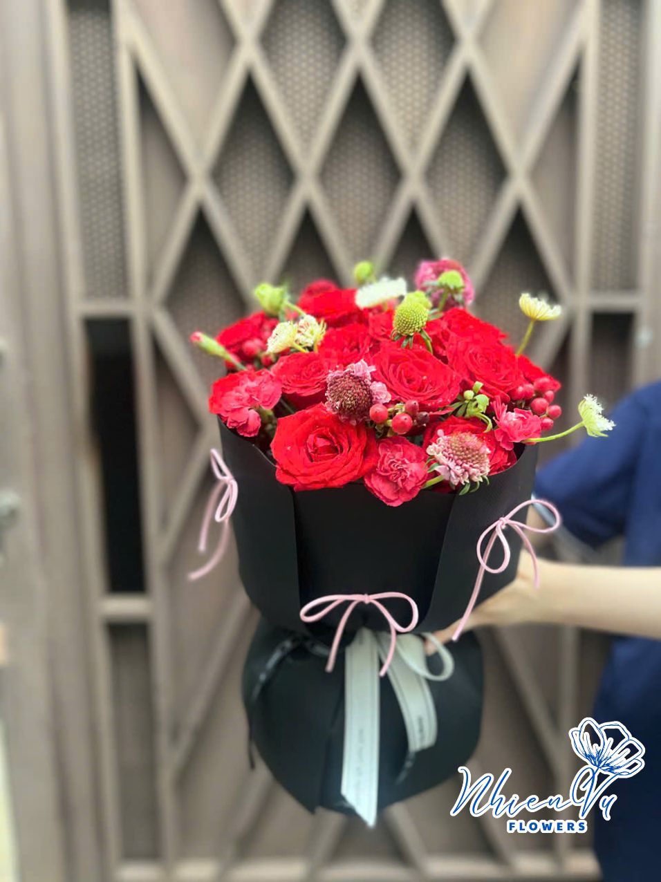 bó hoa hồng đỏ tặng bạn bht057 đẹp
