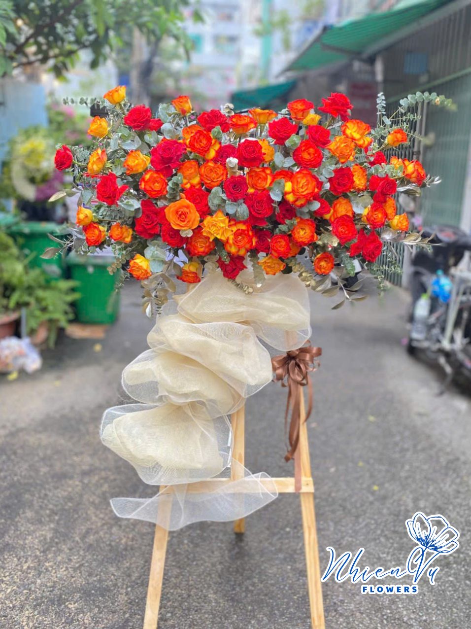 kệ hoa khai trương chúc mừng hcm057 giá rẻ