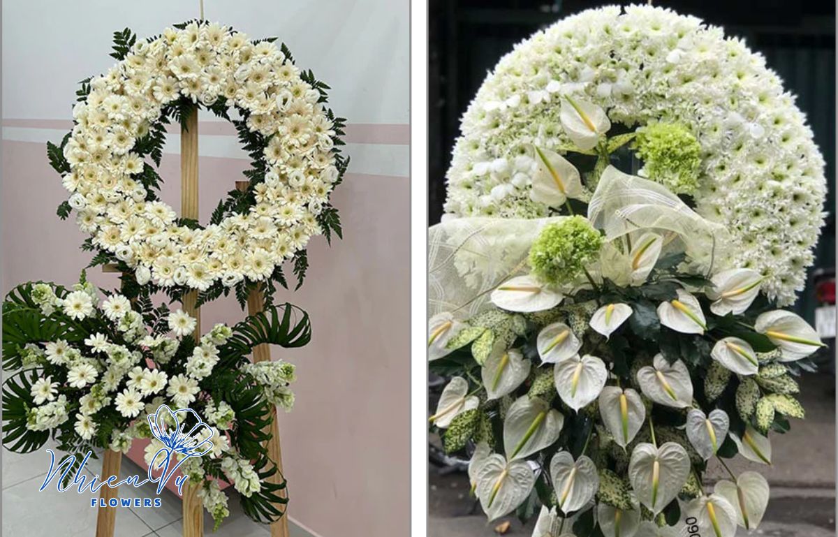 Hoa chia buồn sang trọng và giao hàng tận nơi 