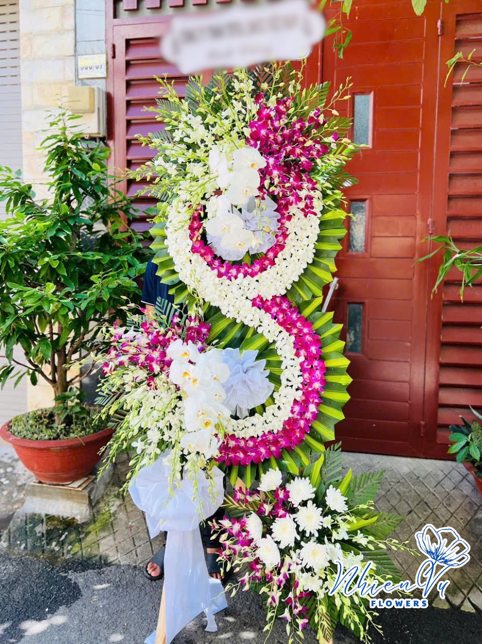 vòng hoa tang hcb021 đẹp