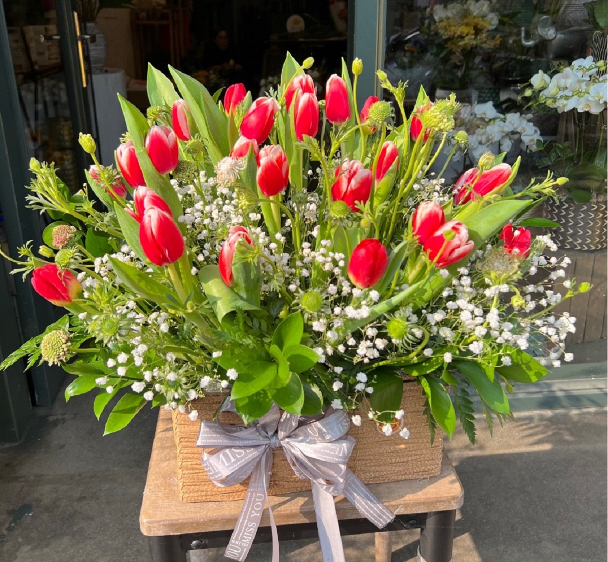 Hoa tulip với dáng vẻ thanh lịch và màu sắc rực rỡ