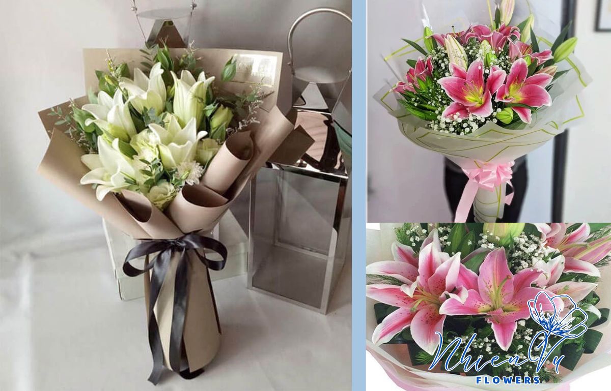 Bó hoa tươi nhiều mẫu được yêu thích 