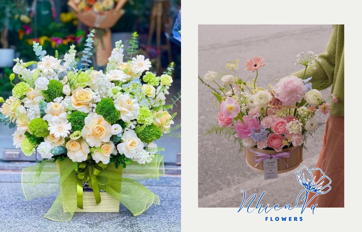 Mẫu hoa shop hoa tươi phường Chánh Hưng
