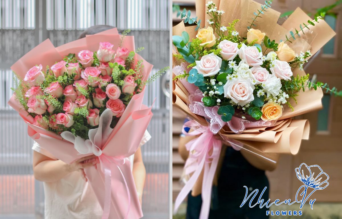 Bó hoa 20/10 đẹp tặng cho phái nữ đẹp 