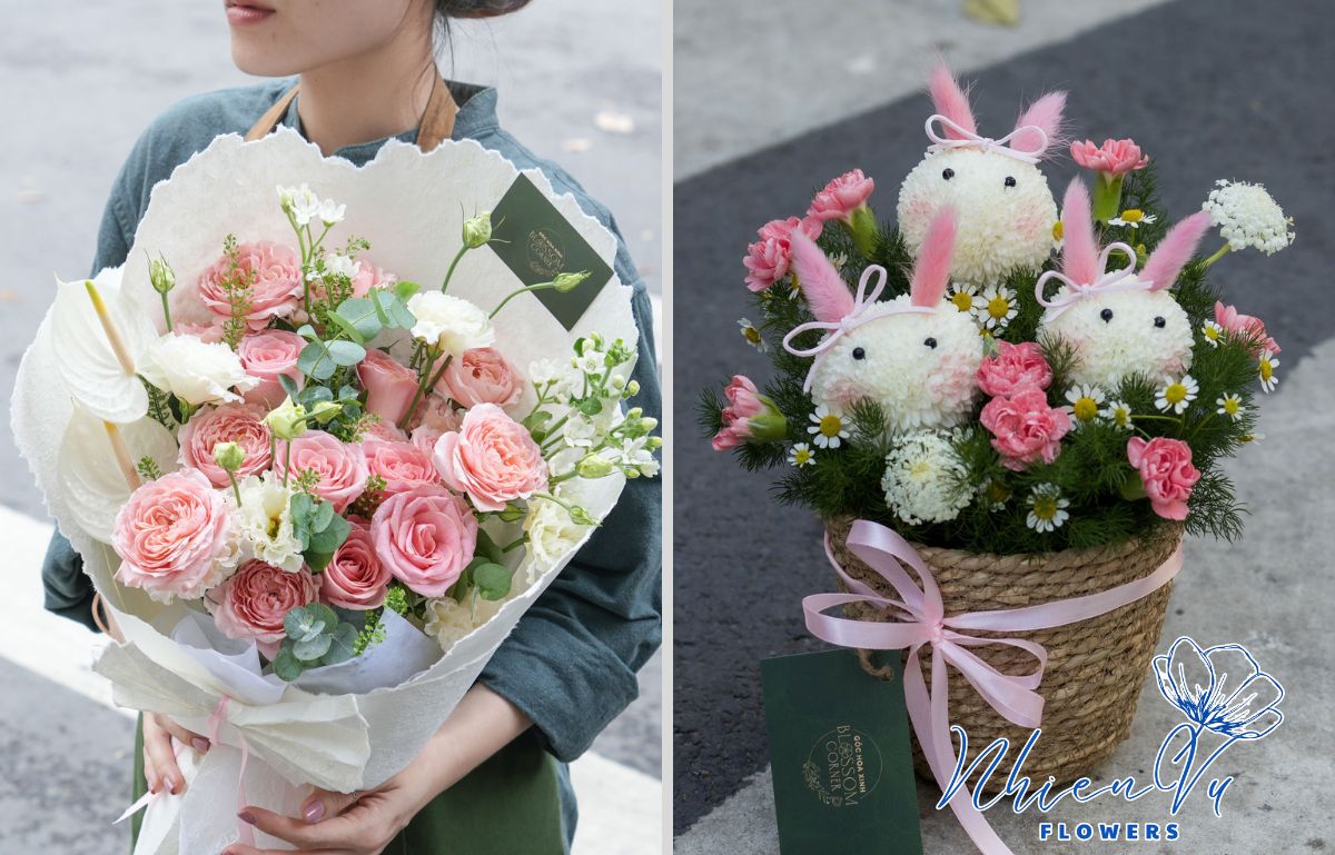 Hoa tặng 20/10 cho mẹ, người yêu, vợ 