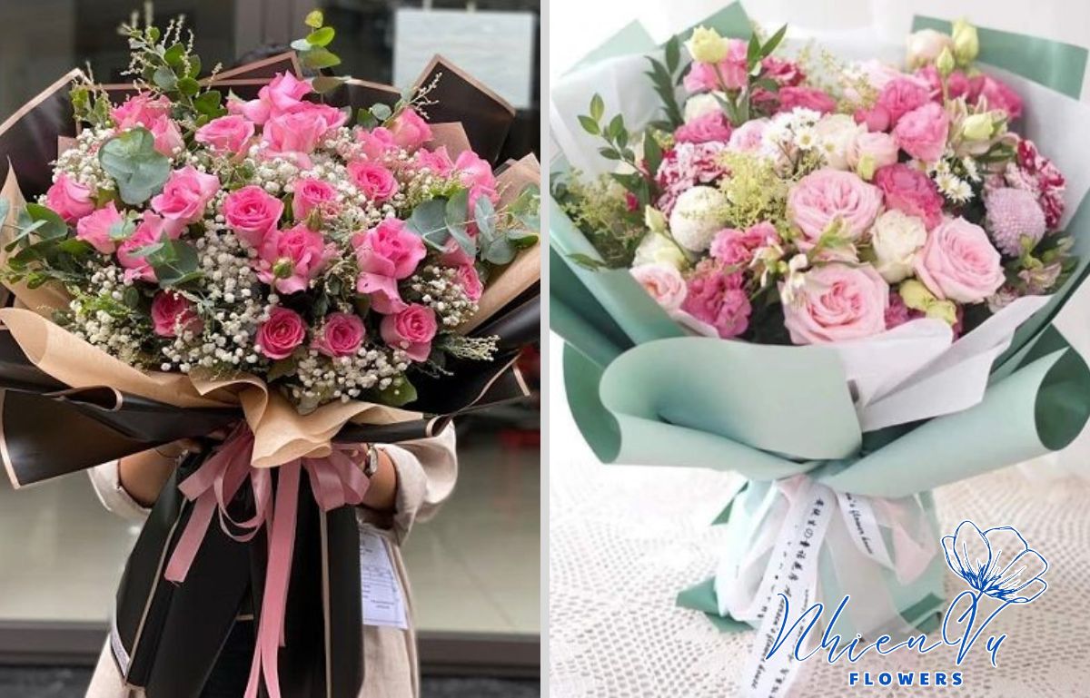 Các mẫu hoa tặng mẹ, tặng vợ, tặng bạn gái 