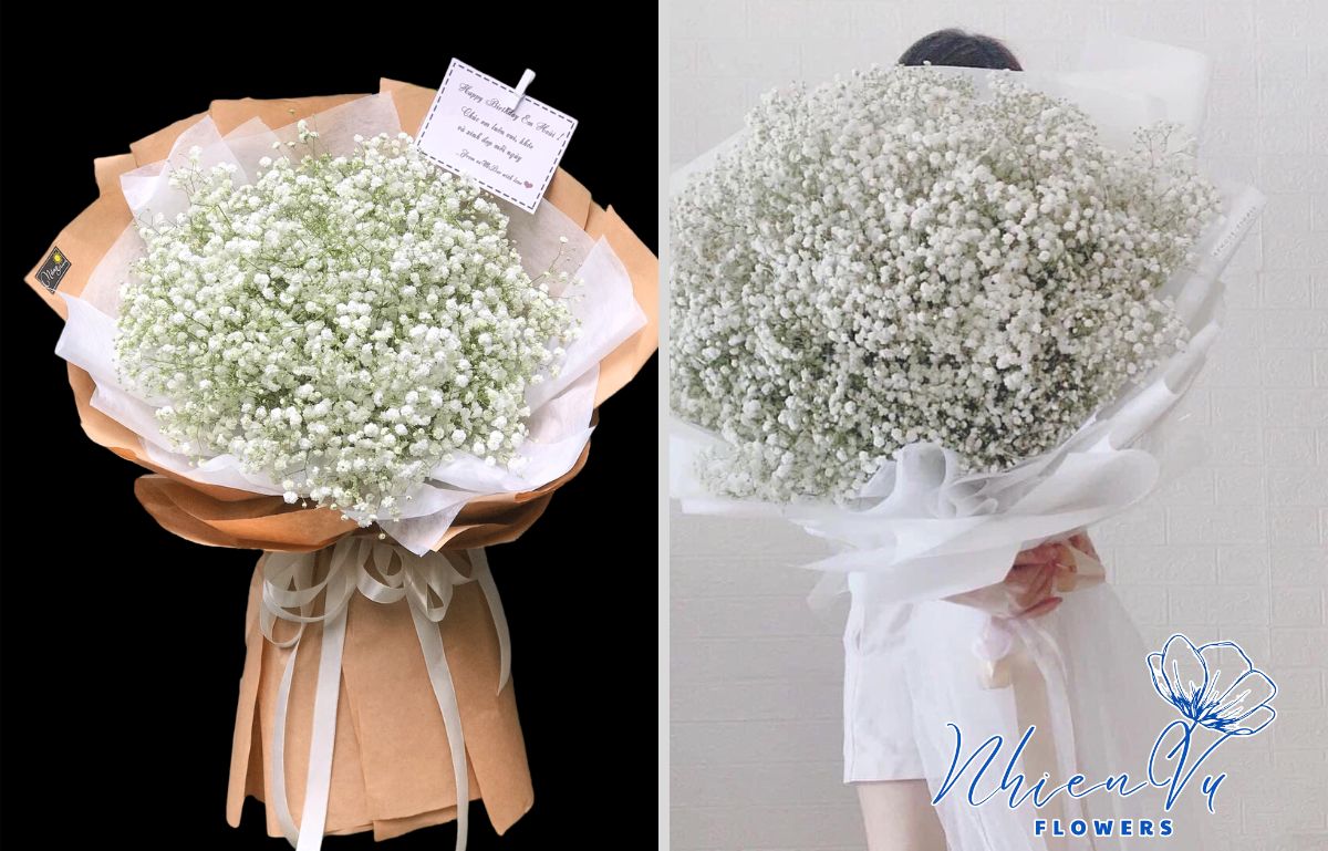 Mẫu hoa baby đẹp, nhiều mẫu đa dạng 