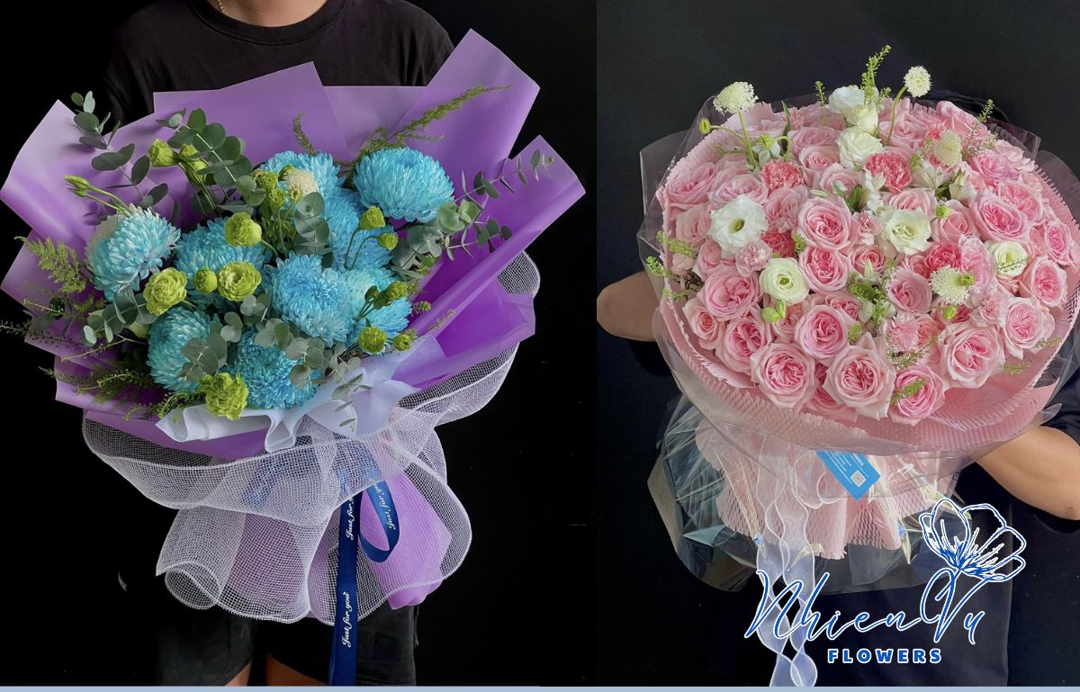 Mẫu hoa tặng 20 11 màu sắc đẹp 