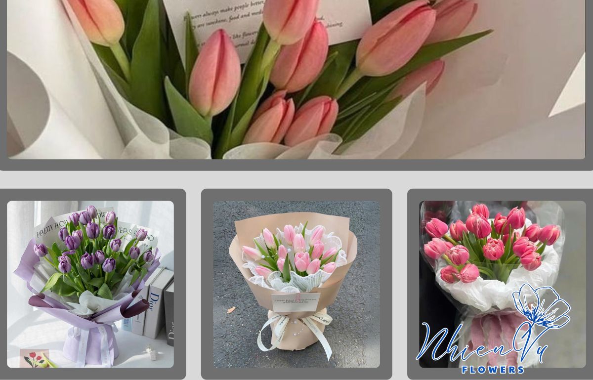Tặng sếp mẫu hoa tulip cực kỳ sang trọng Hoa tulip mẫu nào đẹp tặng sếp?