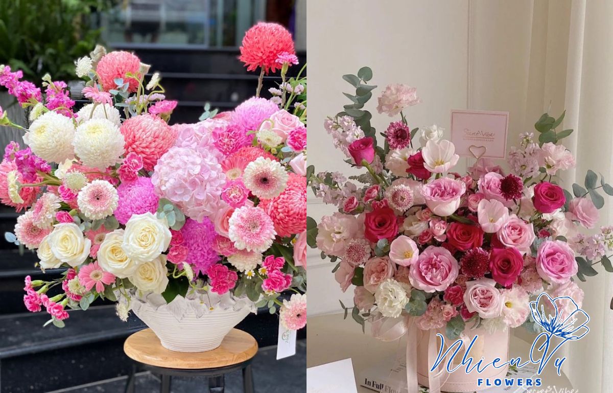 Lẵng hoa đẹp dành tặng cho bạn bè Các lẵng hoa tặng bạn bè đẹp