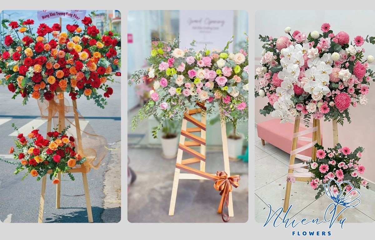 Mẫu hoa khai trương được lựa chọn nhiều Các mẫu hoa khai trương đẹp luôn được nhiều lựa chọn