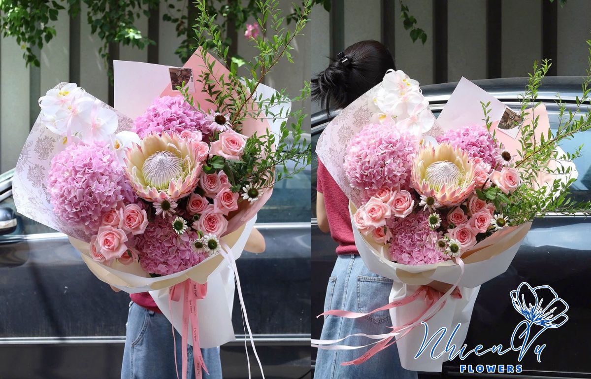 Mẫu hoa cẩm tú cầu chưa bao giờ hết hot