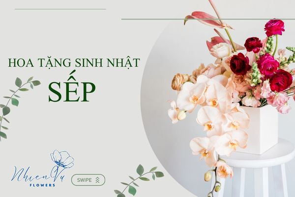 Những mẫu hoa chúc mừng sinh nhật sếp