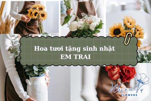 Các mẫu hoa chúc mừng sinh nhật em trai