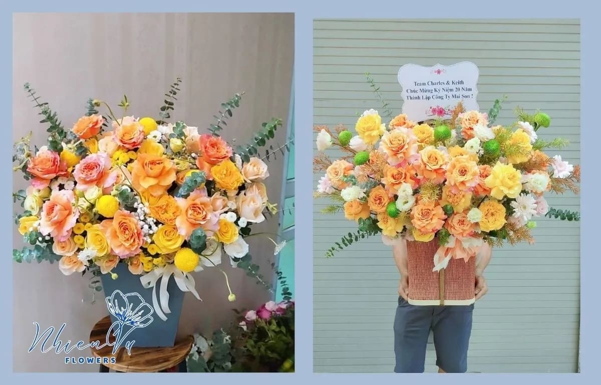 Hoa Nhiên Vũ giới thiệu đa dạng các mẫu hoa rực rỡ