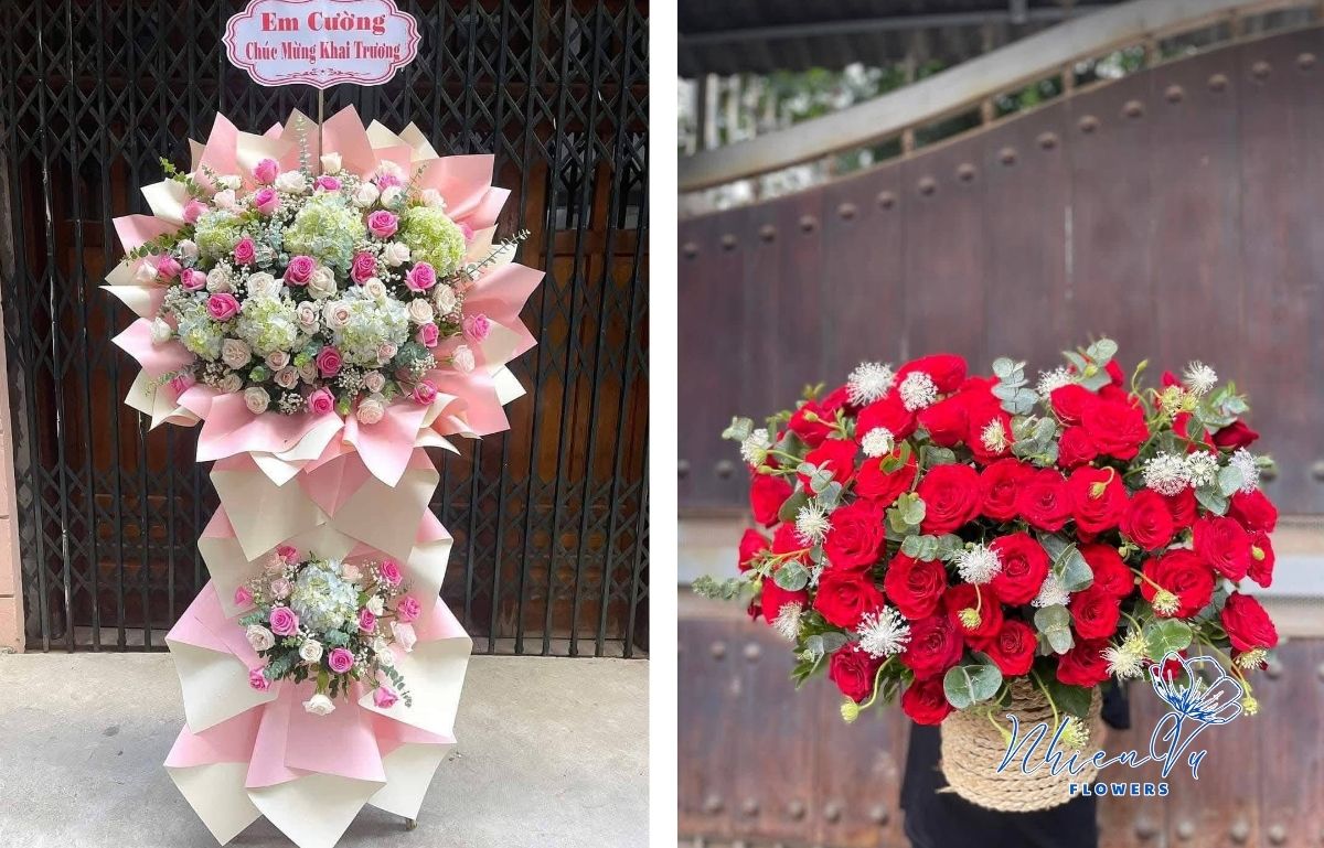 Những mẫu kệ hoa tặng sinh nhật sếp 