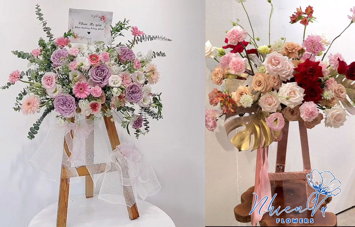 Các mẫu hoa được thiết kế sang trọng Các mẫu hoa được thiết kế sáng tạo