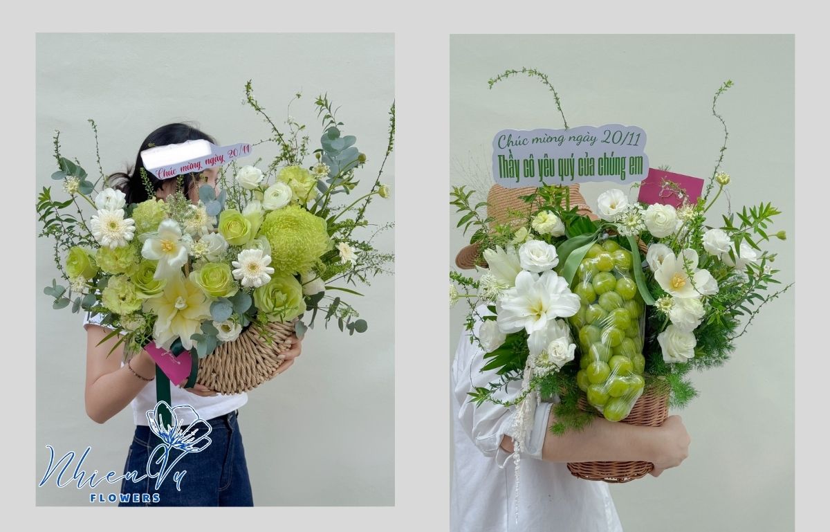 Giỏ hoa tươi được yêu thích nên mua 