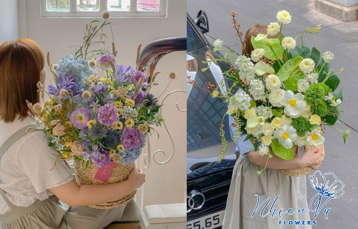 Các mẫu hoa tươi tặng ngày thầy thuốc Việt Nam Lẵng hoa tặng ngày thầy thuốc Việt Nam