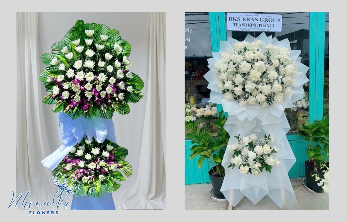 Hoa kính viếng đẹp, sang trọng và ý nghĩa 