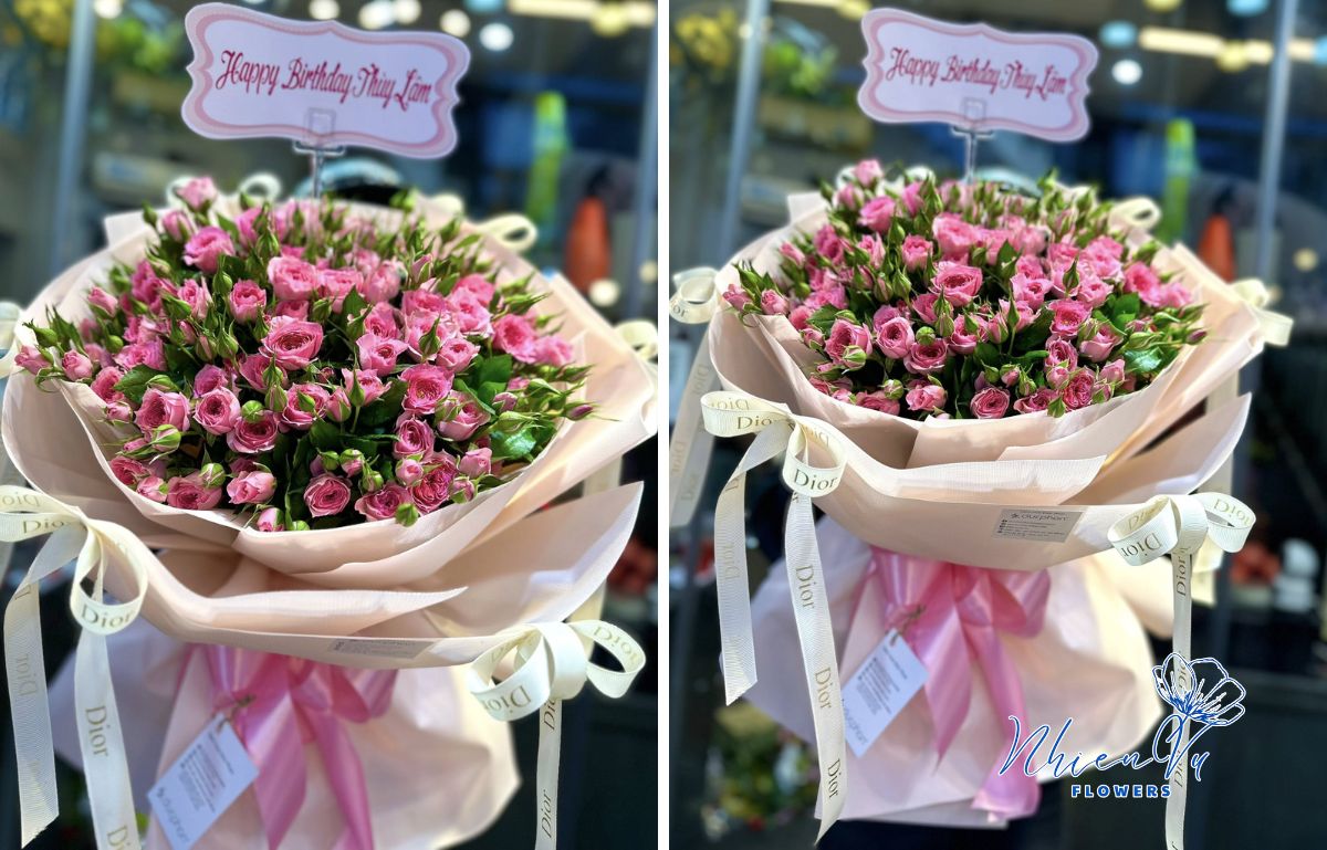 Các mẫu hoa sinh nhật tặng bạn bè 