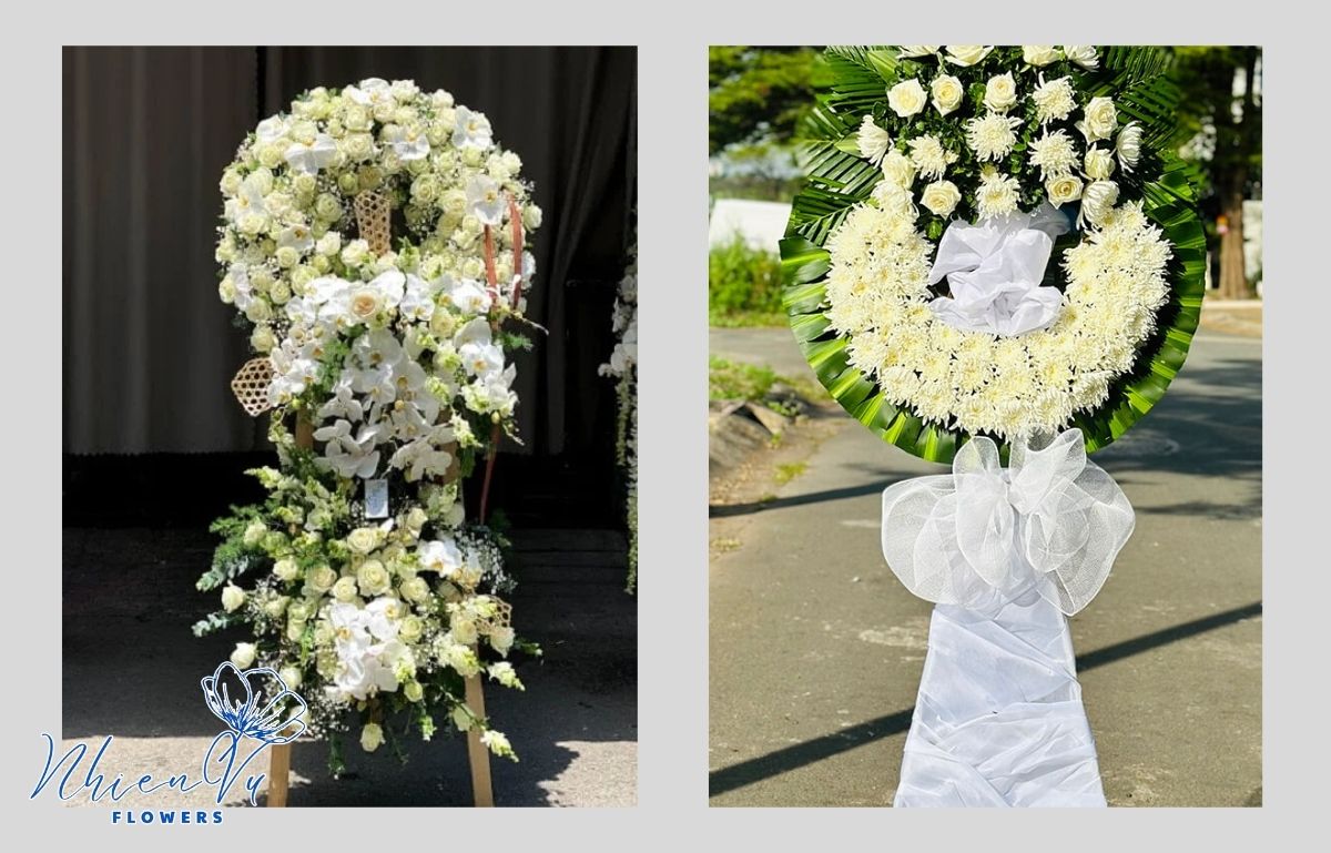 Mẫu hoa kính viếng đẹp nên lựa chọn 
