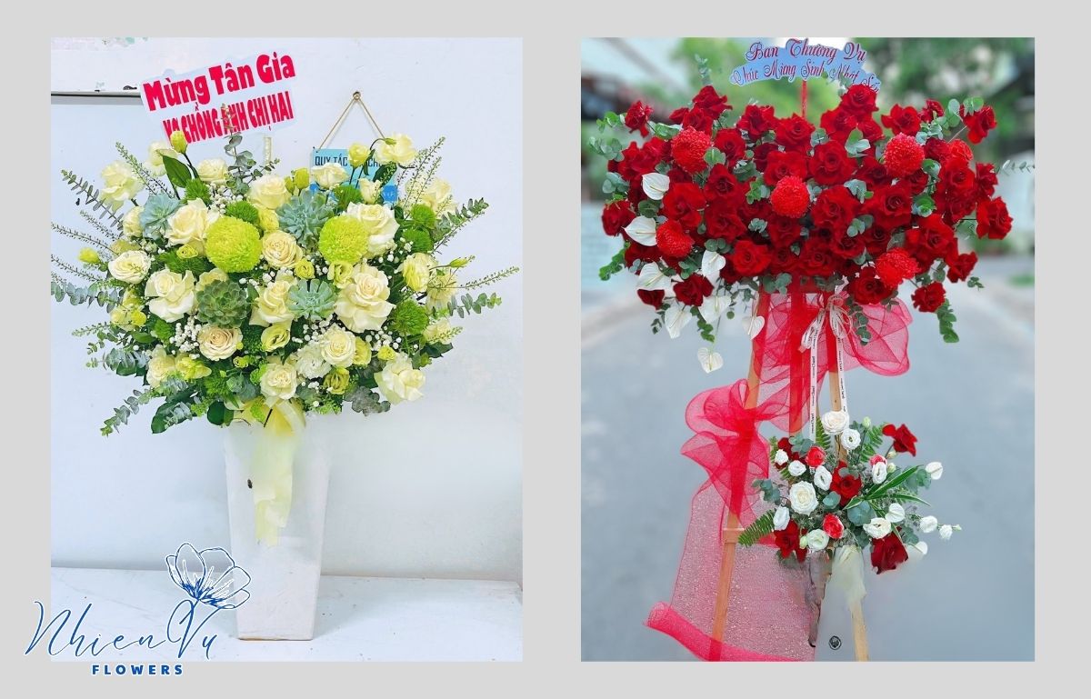 Lựa chọn các mẫu hoa khai trương đẹp 