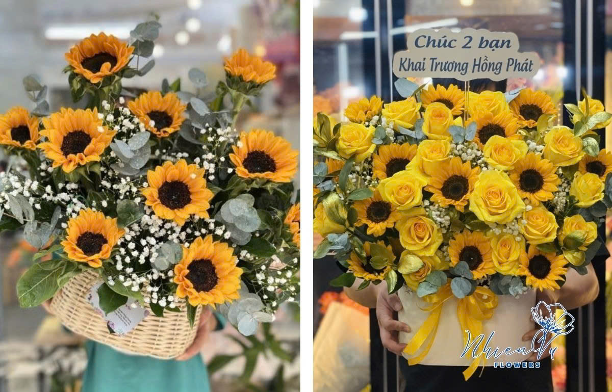 Những mẫu hoa chúc mừng đẹp hiện nay 