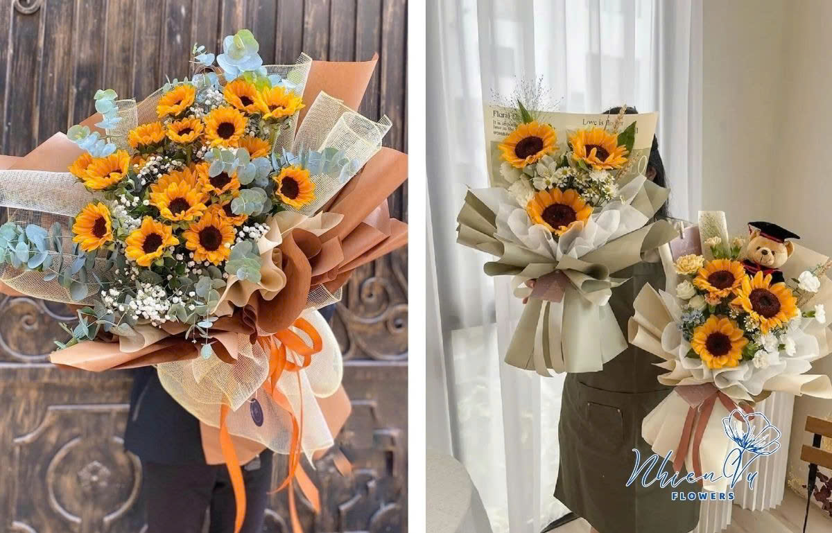 Những mẫu bó hoa tươi đẹp, sang trọng 