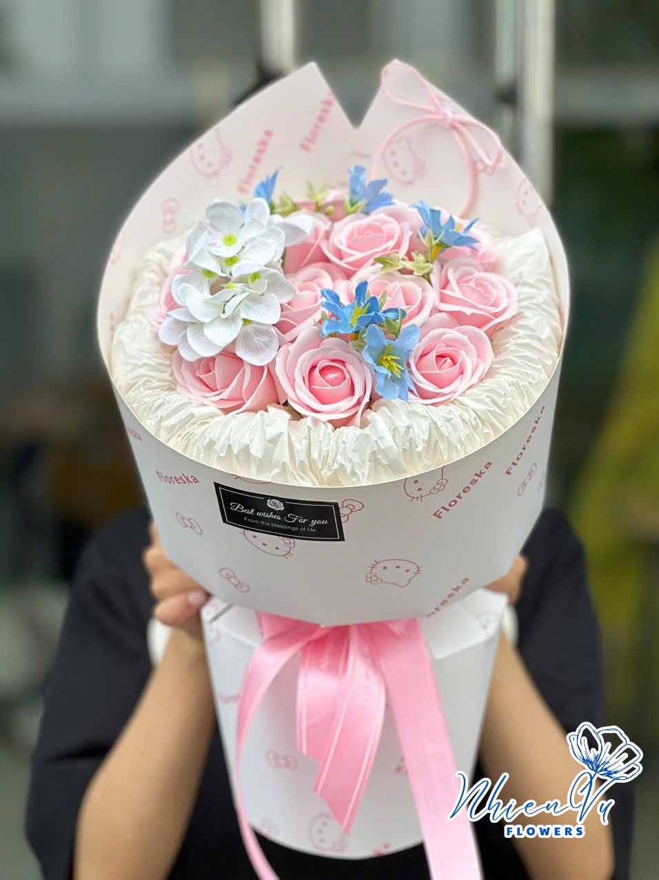 bó hoa sáp ngọt ngào hs006