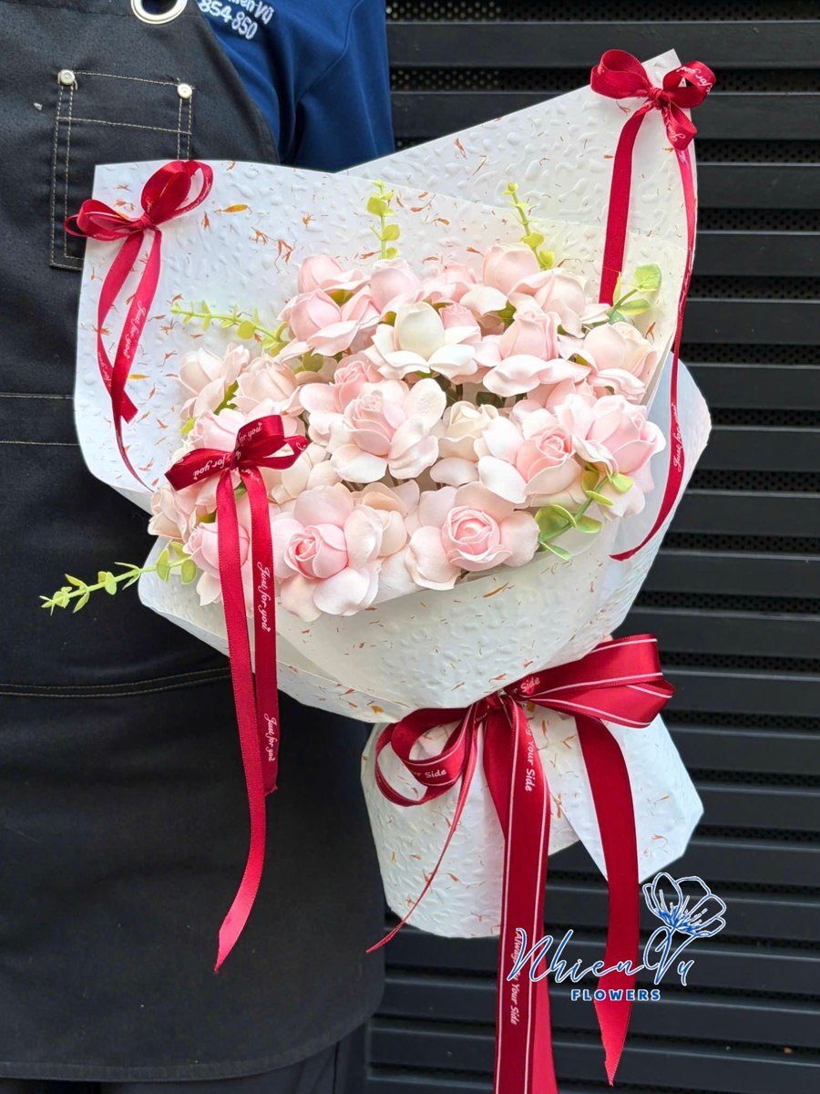 Bó hoa sáp Pastel ngọt ngào HS024
