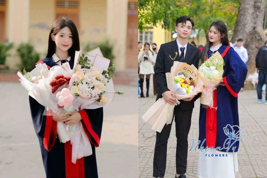 Hoa tốt nghiệp dành cho nam và nữ