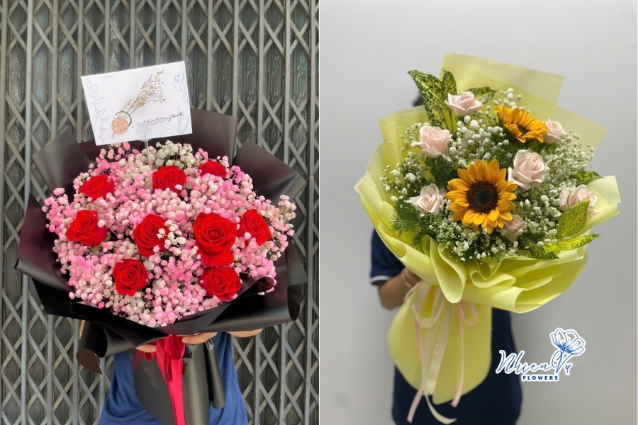Tặng hoa cảm ơn cho sếp